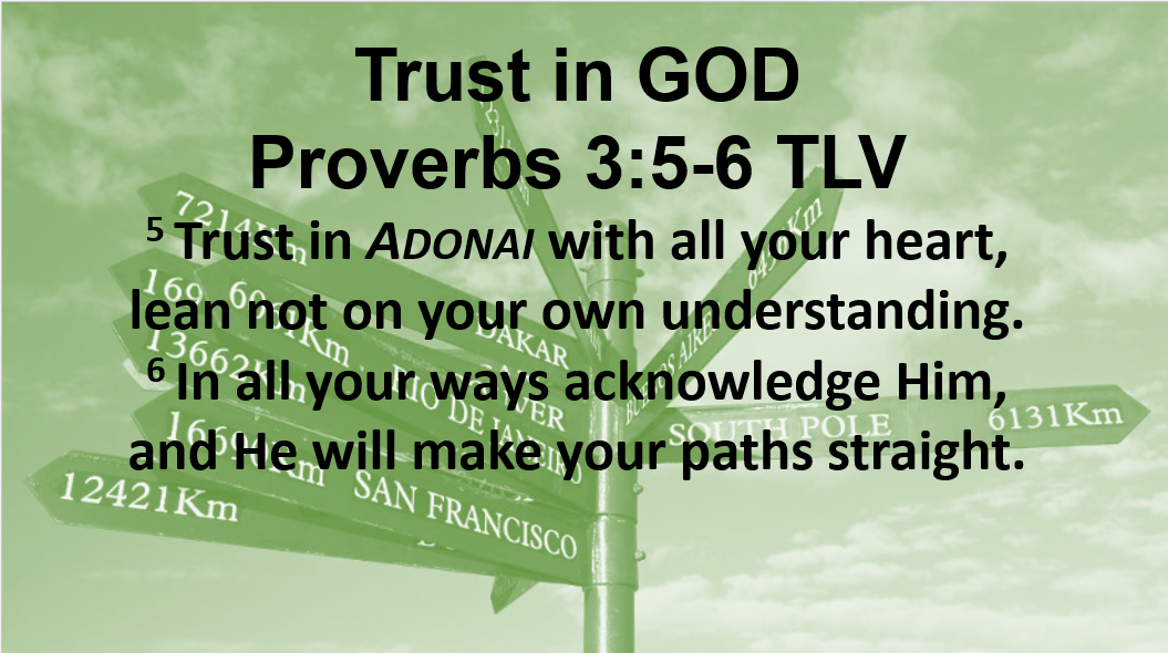 TRUST IN GOD