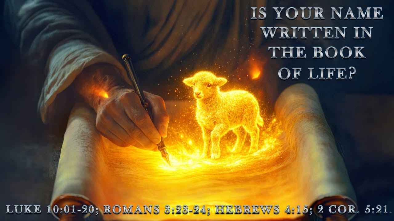 IS YOUR NAME WRITTEN IN THE BOOK OF LIFE?