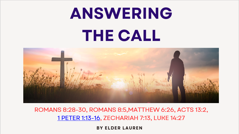 Answering The Call